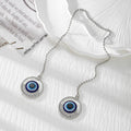 Silver Tone Blue Evil Eye Rearview Mirror Hanging Ornaments in Ten Designs view 5