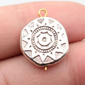 Sun-Pattern Round Small-Hole Beads in Seven Size and Finish Styles view 7