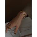 Watch Band Link Bracelet Gold Or Steel Plus Single Link view 2