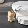 Flocked Plush Dog Breed Keychains Lobster Clasp Four Styles view 6