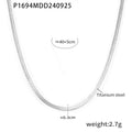 Open Heart Zircon Necklace Bracelet And Herringbone Chain Set view 7