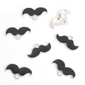 Enamel Mustache Charms in Five Colors and Two Metal Tones view 11