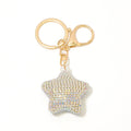 AB Rhinestone Star Keychain Gold Hardware Strap Color Options view 5