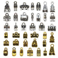 Gold-Tone Spacer Bead Metal Beads with 40 Listed Options view 1