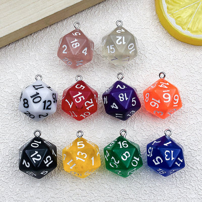Printed detail graphic for the cake charms