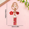 Cat Charm Keychains in 16 Pictured Variations for Bags and Keys view 9
