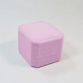 Square Velvet Jewelry Presentation Box In Ten Color Variants view 8