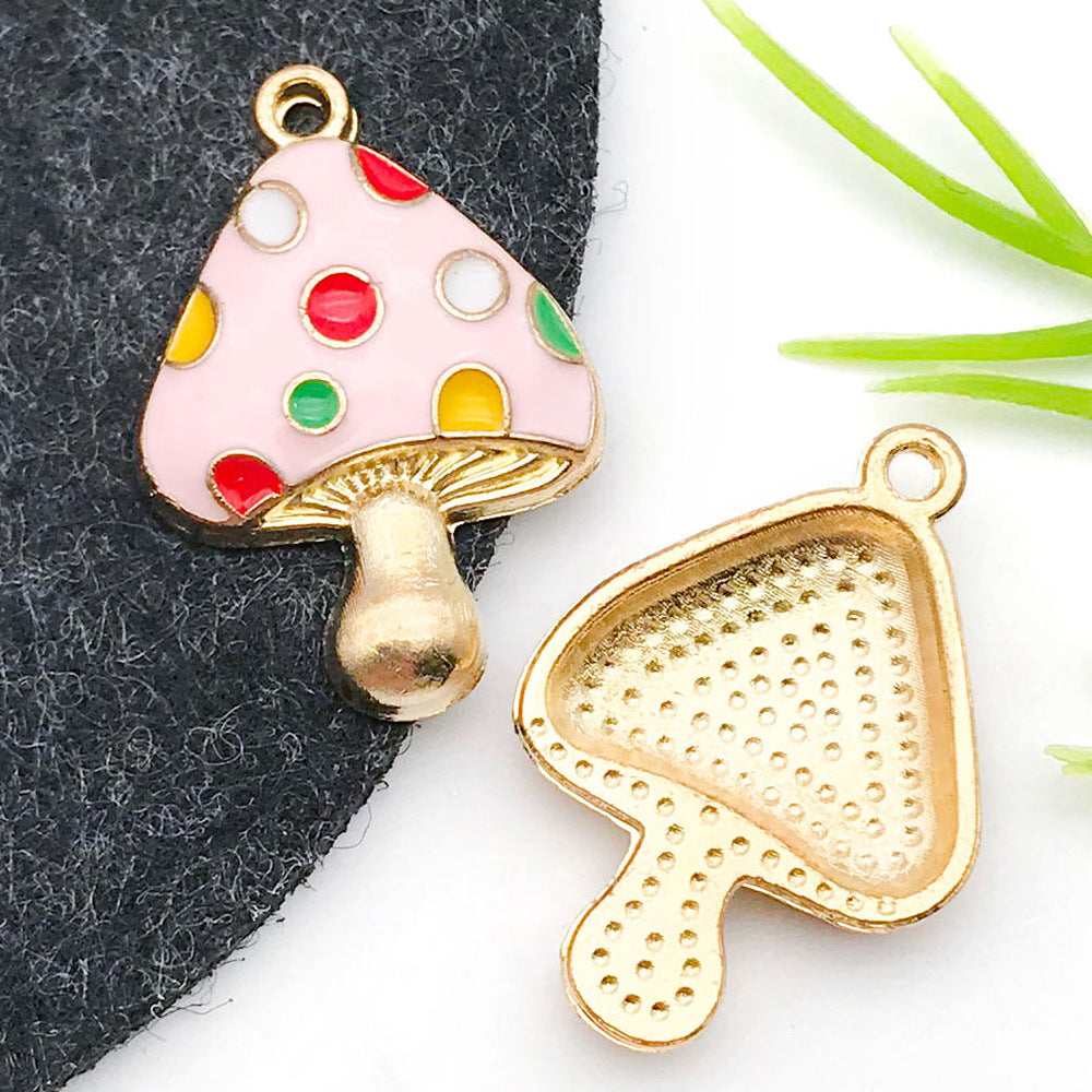 Zinc Alloy Butterfly Flower House Mushroom Charm Pendant for DIY Earrings Necklace Making