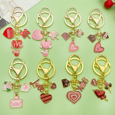 Image 1 showing a bunch of different shaped key chains.