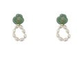 Freshwater Pearl Stud Collection Asymmetric Rose Styles view 5