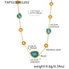 Gold Blue Nck