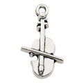 Antique Silver Musical Instrument Metal Charms with 26 Listed Options view 4