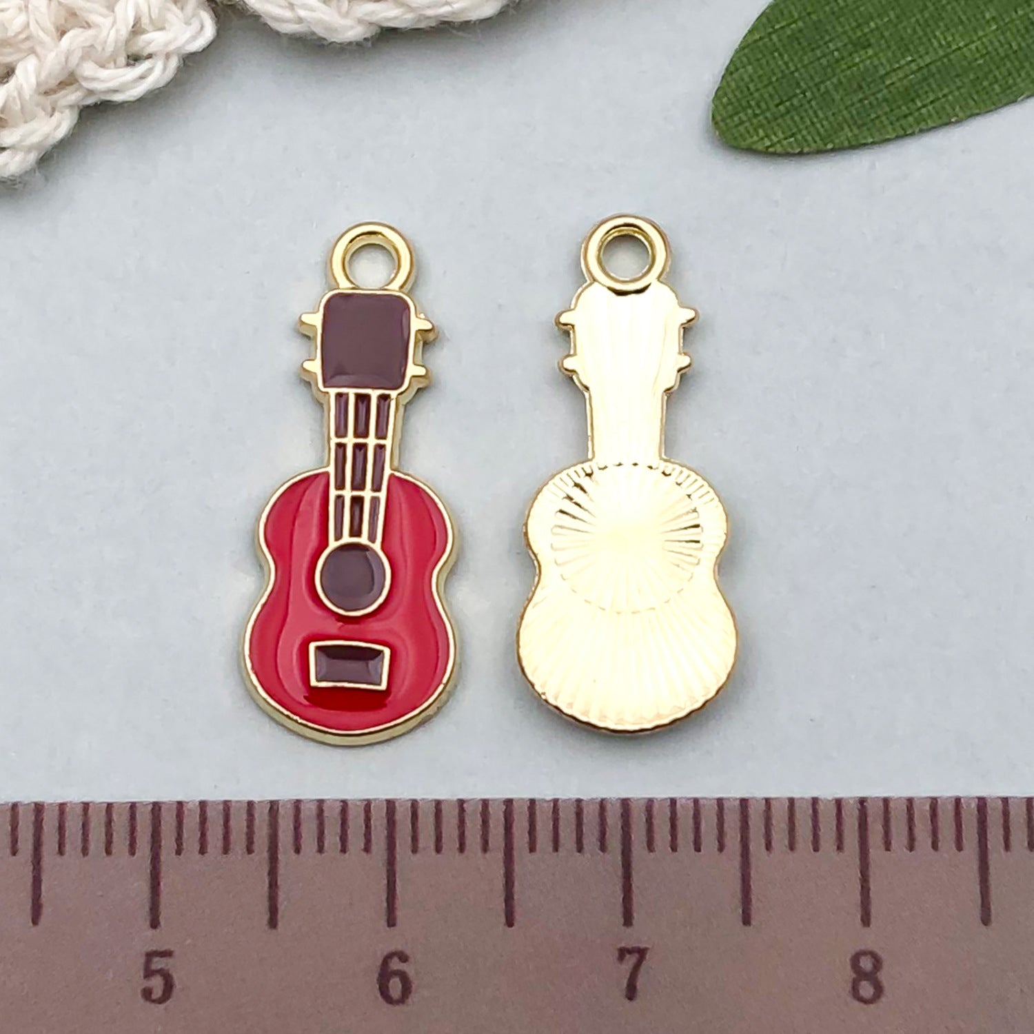 Enamel Zinc Alloy Chili Pepper Cactus Mexican Theme Charm Pendant for DIY Jewelry