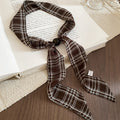 Printed Scarf Neck Tie in Five Color and Pattern Designs view 6