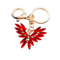 Crystal Butterfly Keychains in Red Pink Gray and Assorted Color Options view 5