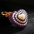 Pearl Heart Keychains in Eight Colors plus Assorted Option view 11
