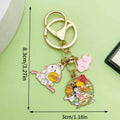 Easter Bunny Charm Keychains Featuring Multicolor Easter Bunny Across 19 Variations view 9