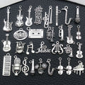 Antique Silver Musical Instrument Metal Charms with 30 Listed Options view 2