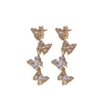 Butterfly Crystal Drop Earrings in Four Colorful Designs view 5