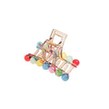 Multicolor Acrylic Bubble Bead Star Hair Claw Clip view 5