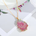 Gold Tone Irregular Druzy Geode Pendant Necklaces in Eleven Designs view 6