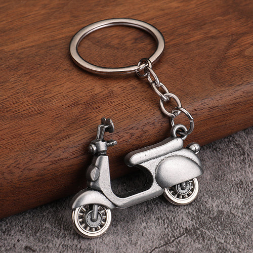 Zinc Alloy Scooter and Electric Bike Keychain Gift