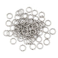 Twisted Stainless Steel Jump Rings in Seven Pictured Sizes view 3