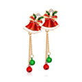 Red Gold Tone Bell Crystal Enamel Metal Brooch Pin view 1