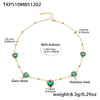 Light-Green Gold Necklace