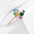 Parrot Enamel Metal Brooch Pin for Jackets and Lapels view 5