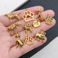 Gold-Tone Dog Metal Charms with 25 Listed Options for DIY Jewelry Making view 3