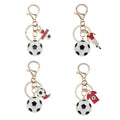 Soccer Charm Keychains in 35 Pictured Variations for Bags and Keys view 5