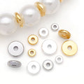Flat Wheel Shape Metal Spacer Discs Jewelry Findings view 3