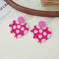 Beaded Novelty Drop Earrings Bunny Rainbow Heart Birthday view 3