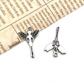 Antique Silver Angel and Cupid Metal Charms with 19 Listed Options view 12