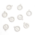 Crystal Tree of Life Charms in Three Colors and Two Tones view 7