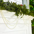 Triple Layer Pearl Bead Garland Christmas Tree Decor Hooks view 3