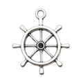 Antique Silver Nautical Theme Metal Charms with 30 Listed Options view 12