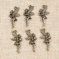 Antique Bronze Winged Fairy Girl Charms for Jewelry Making view 6