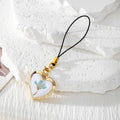 Heart Locket Pressed Flower Phone Charm Lobster 8 Styles view 7