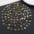 Antique Silver Gold-Tone Spacer Bead Metal Beads with 6 Listed Options view 4