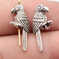 23x9.4mm 1.6g Antique Silver Zinc Alloy Parrot Shape Loose Metal Beads for Bracelet Jewelry Making