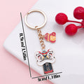 Lion Dance Charm Keychains in 51 Pictured Variations for Bags and Keys view 10