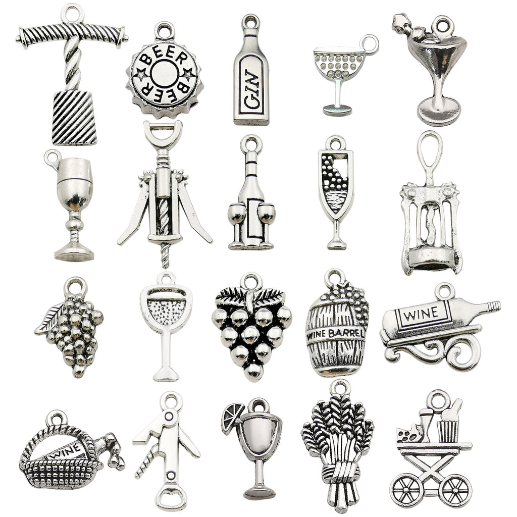 Antique Zinc Alloy Charm Pendants