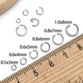 Metallic Jump Ring Jewelry Findings with 12 Listed Options view 2
