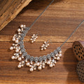 Beaded Necklace and Earring Jewelry Sets in Four Colors view 9