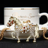 Crystal Horse-Necklace