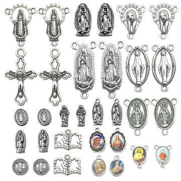 Antique Silver Cross Metal Charms with 17 Listed Options