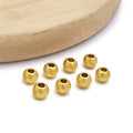 Matte Gold-Tone Spacer Bead Metal Beads with 8 Listed Options view 12