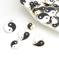 Black And White Yin Yang Jewelry Components For DIY Earrings And Bracelets Charms view 1
